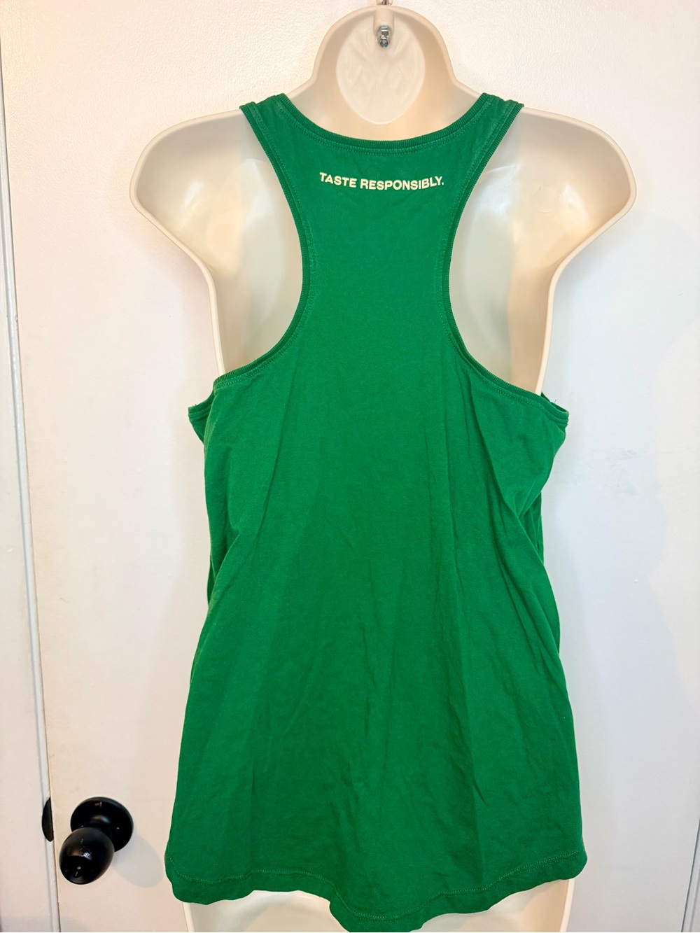 Jameson Irish Whiskey Tank Top Women's Large Green Racerback Promo Logo - Picture 5 of 7
